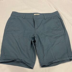 LOFT Blue Bermuda Shorts Casual Style